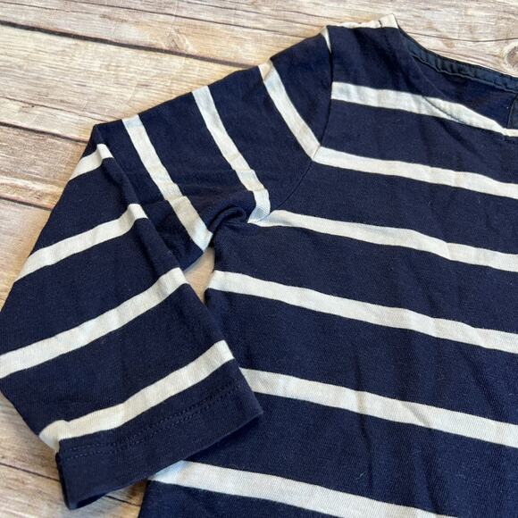 Crewcuts Navy Stripe Long Sleeve Maxi Dress - Picture 5 of 7